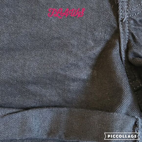 Old Navy black jack High Rise OG Straight 3 in secret smooth pockets shorts sz 6 - Picture 8 of 11